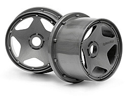 Super star wheel gunmetal (120x75mm) afbeelding