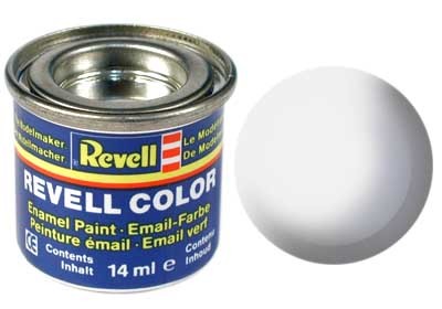 Revell Enamel NR.301 Wit Zijdemat - 14ml afbeelding