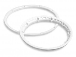 Heavy duty wheel bead lock rings (white/2pcs) afbeelding