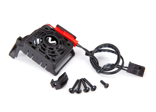 Cooling fan kit (with shroud) (fits #3351R and #3461 motors) (TRX-3456)