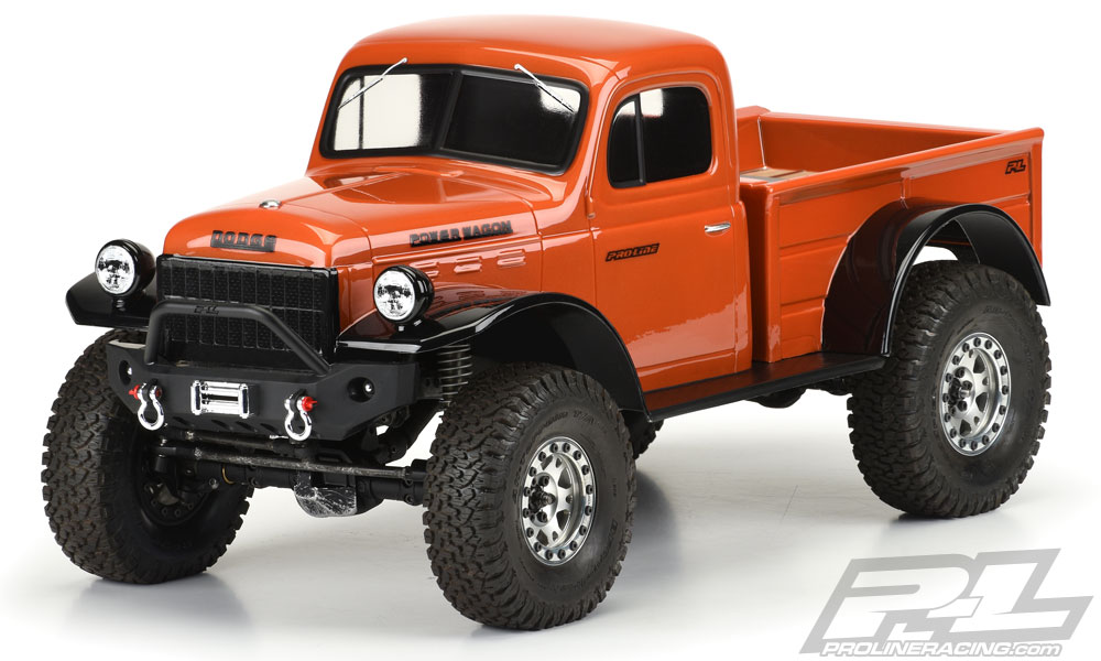 Proline 1946 Dodge Power Wagon transparante body voor oa. SCX10 Deadbolt afbeelding