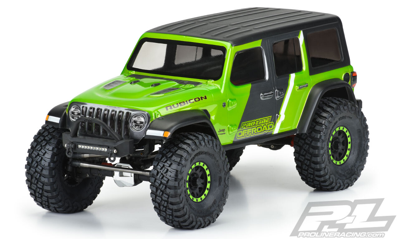 Proline Jeep Wrangler JL Unl. Rubicon transparante body voor 1/10 Crawlers (313mm w/b)
