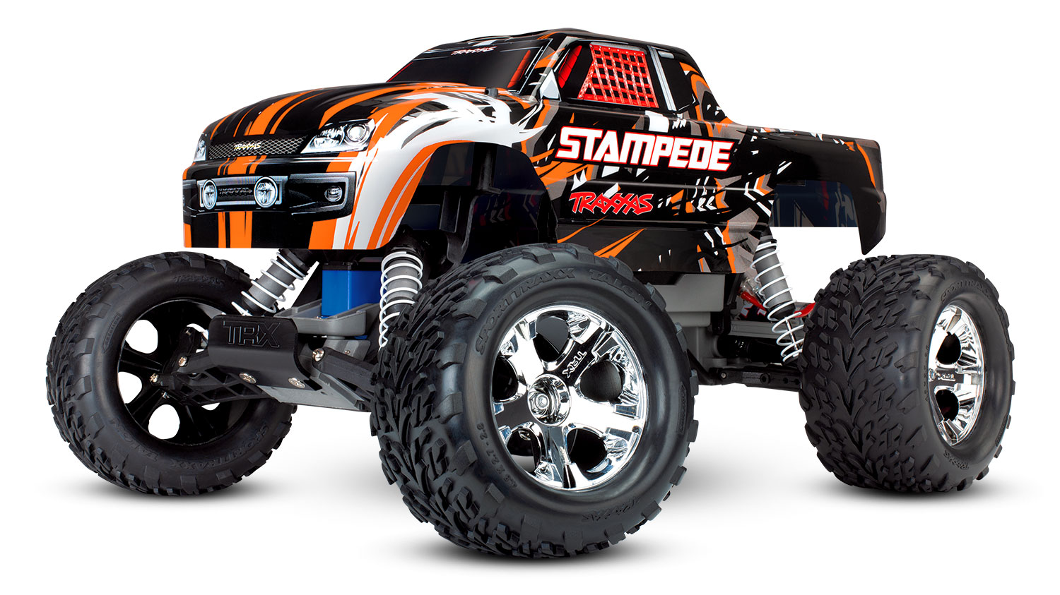 Traxxas Stampede XL-5 electro monster truck RTR - Oranje (Zonder Accu & Lader)
