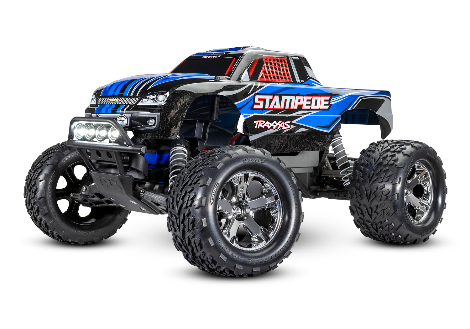 Traxxas Stampede XL-5 electro monster truck RTR - Incl. LED Verlichting - Blauw