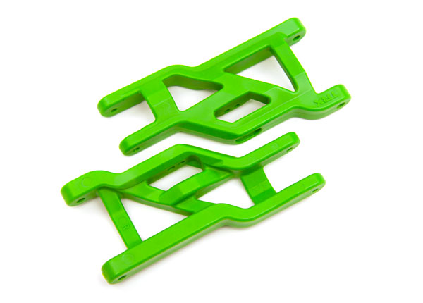 Suspension arms, green, front, heavy duty (2) (TRX-3631G)