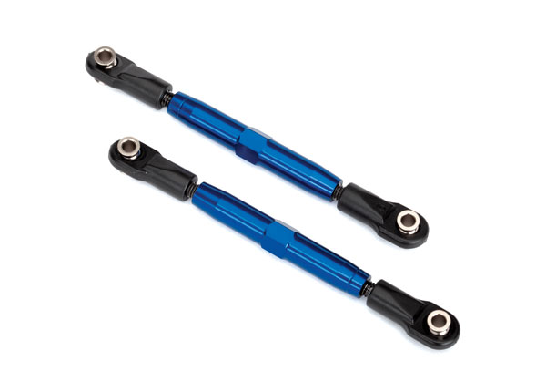 Camber links, rear (TUBES blue-anodized aluminium) (TRX-3644X)