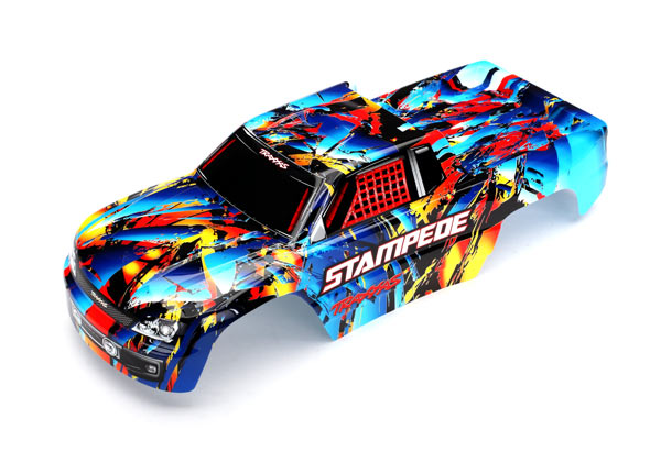 Traxxas - Body, Stampede, Rock n Roll (painted, decals applied) (TRX-3648)