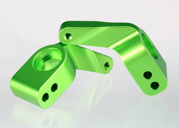 Traxxas - Stub axle carriers (2) aluminum (green-anodized) (TRX-3652G) afbeelding