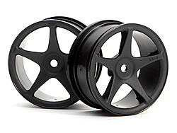 Super star wheels 26mm black (1mm offset) afbeelding