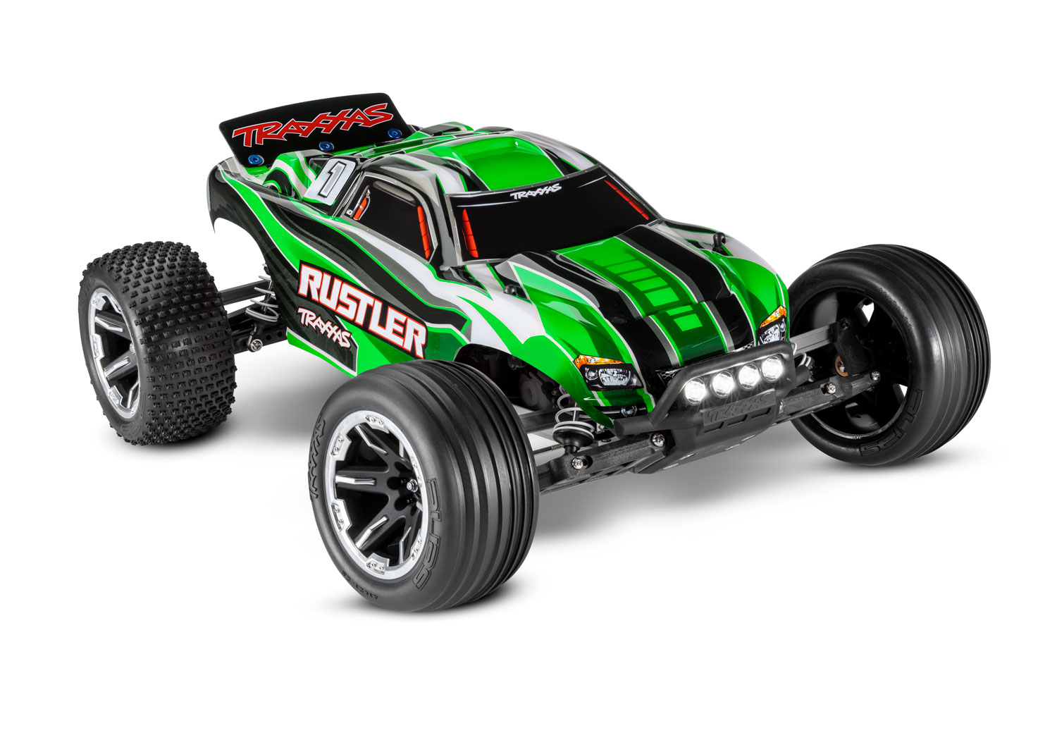 Traxxas Rustler XL-5 electro truggy RTR - Incl. LED Verlichting - Groen