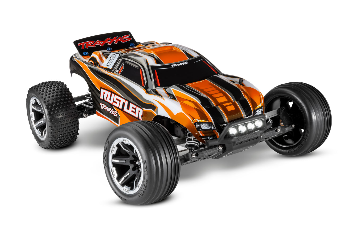 Traxxas Rustler XL-5 electro truggy RTR - Incl. LED Verlichting - Oranje