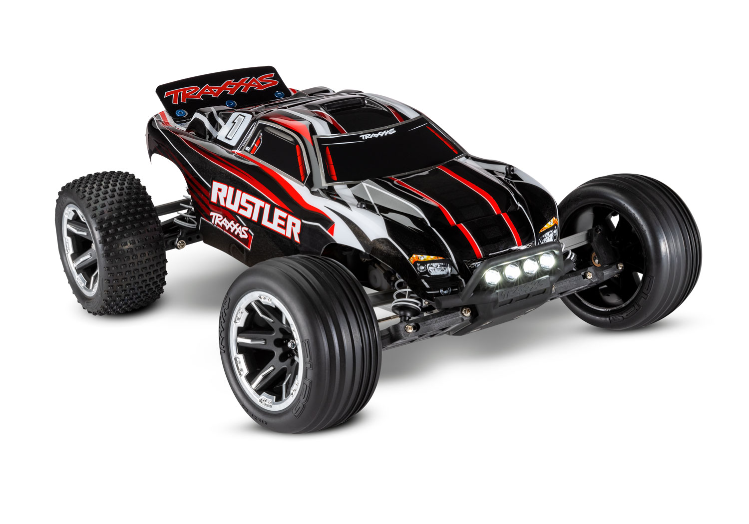 Traxxas Rustler XL-5 electro truggy RTR - Incl. LED Verlichting - Zwart