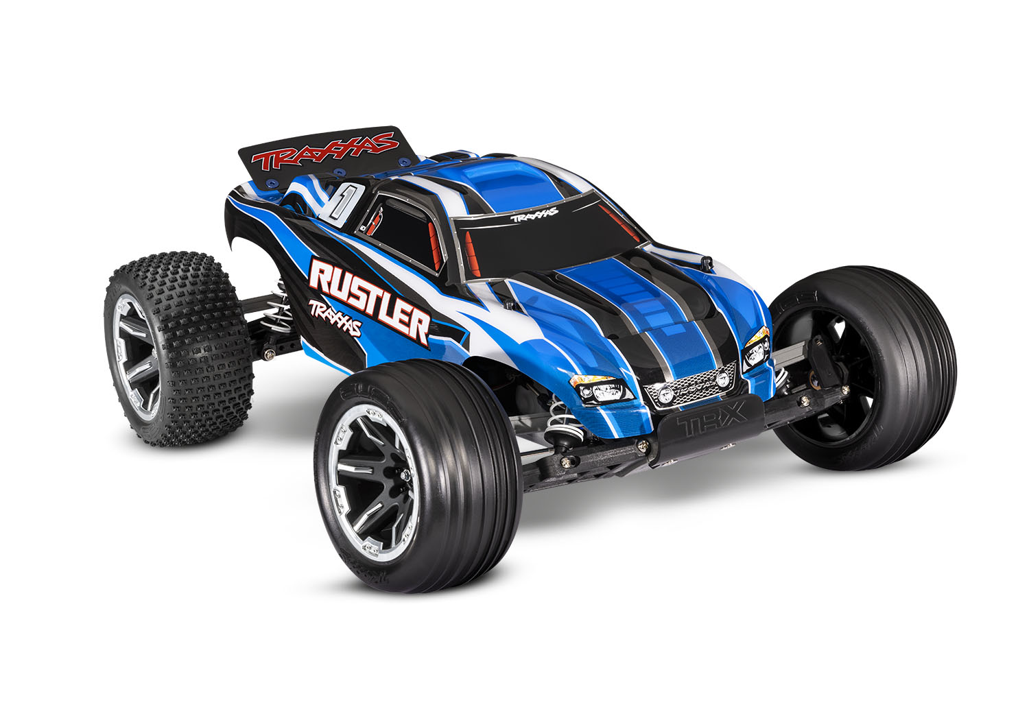 Traxxas Rustler XL-5 electro truggy RTR - Blauw