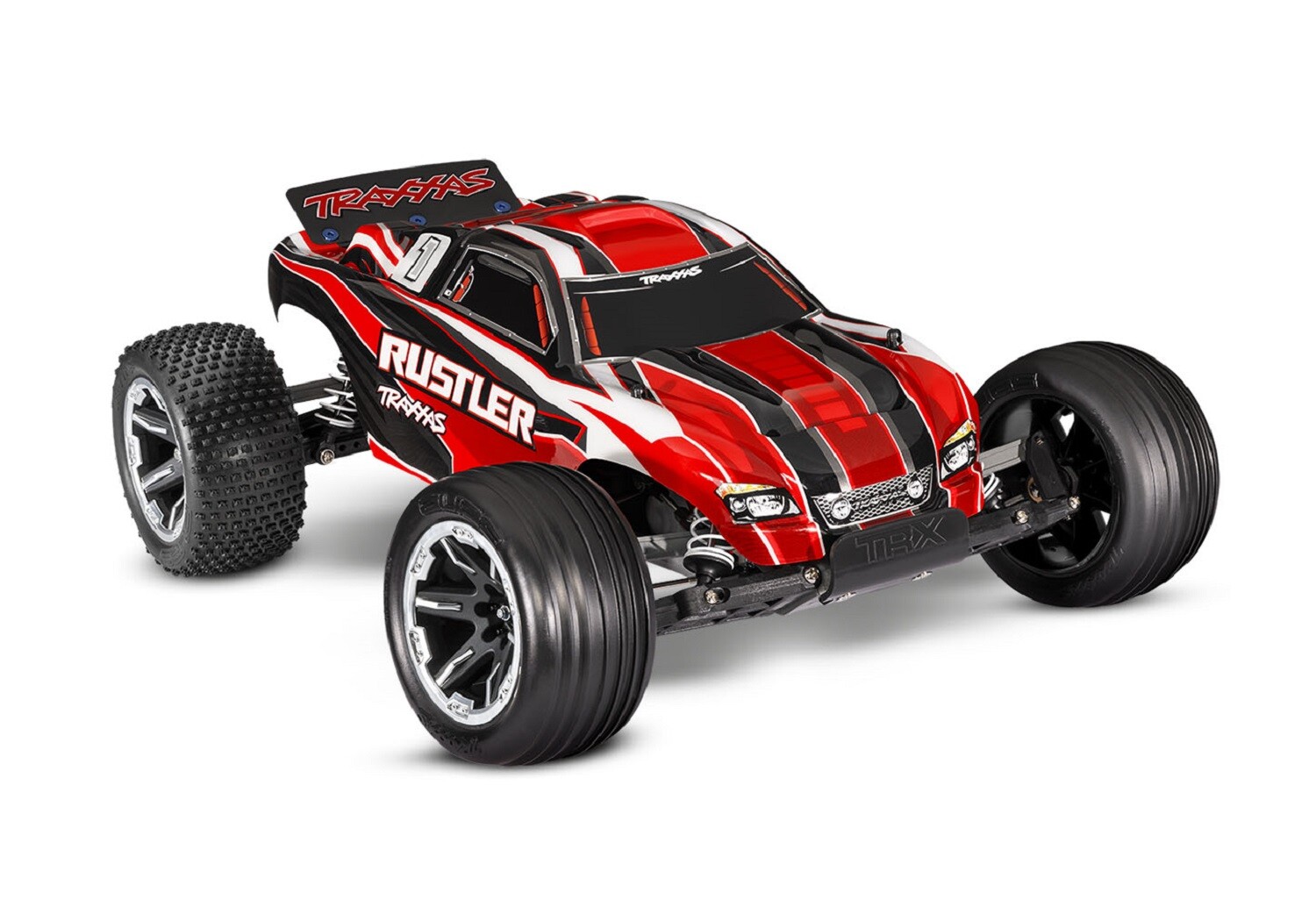Traxxas Rustler XL-5 electro truggy RTR - Rood