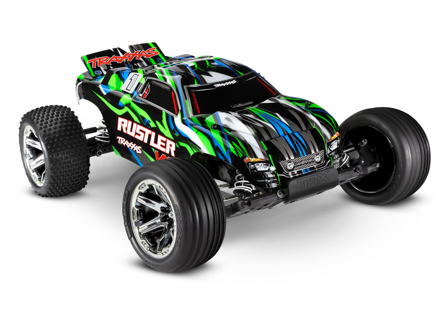 Traxxas Rustler VXL brushless truggy RTR - Magnum 272R Transmissie - Groen