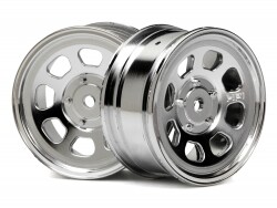 Stock car wheel 26mm chrome (1mm offset) afbeelding