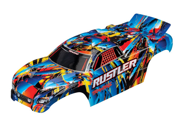 Traxxas - Body, Rustler, Rock & Roll (painted, decals applied) (TRX-3748)