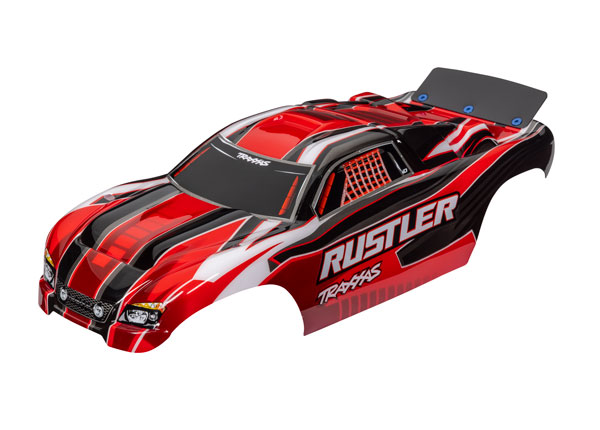Traxxas - Body, Rustler, red (TRX-3750R) afbeelding