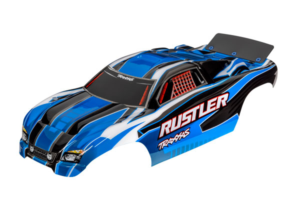 Traxxas - Body, Rustler, blue (TRX-3750X) afbeelding