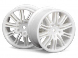 HPI - 10 Spoke Motor Sport Wheel 26mm - Wit (3770) afbeelding