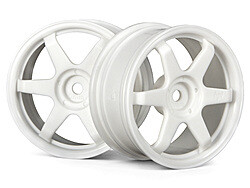 Te37 wheel 26mm white(omm offset) afbeelding
