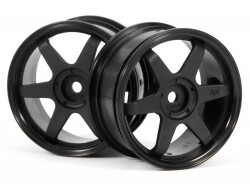 Te37 wheel 26mm black (0mm offset) afbeelding