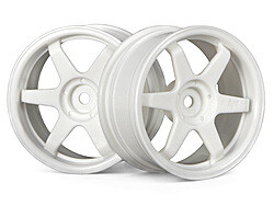 Te37 wheel 26mm white(3mm offset)