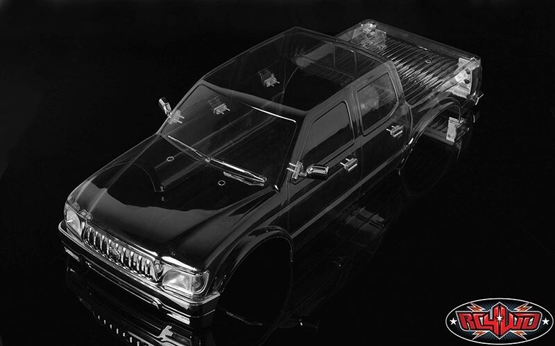 RC4WD 2001 Toyota Tacoma transparante body voor 1/10 Crawlers (313mm w/b)
