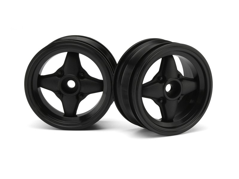 Mx60 four spoke wheel black (0mm offset/2pcs) afbeelding