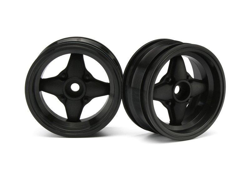 Mx60 four spoke wheel black (3mm offset/2pcs) afbeelding
