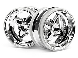Mx60 4 spoke wheel chrome (6mm offset/2pcs) afbeelding
