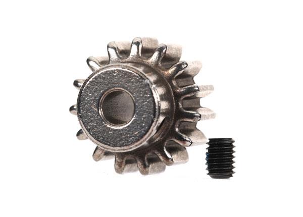 Traxxas - Gear, 15-T pinion (32-pitch) (fits 3mm shaft)/ set screw (TRX-3917) afbeelding