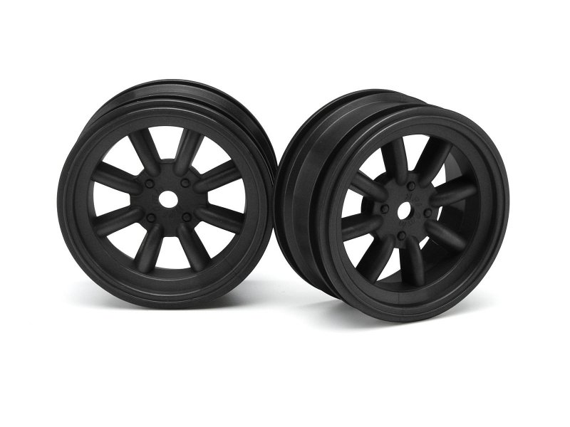 Mx60 eight spoke wheel black (0mm offset/2pcs) afbeelding
