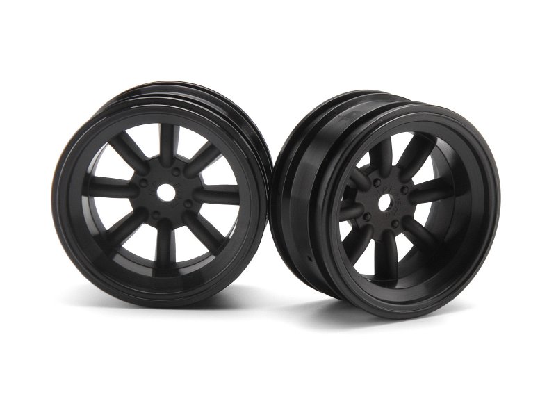 Mx60 eight spoke wheel black (6mm offset/2pcs)