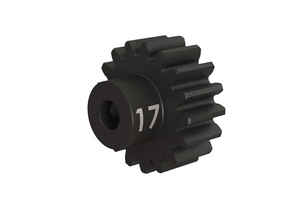 Gear, 17-T pinion (32-p), heavy duty (machined, hardened steel) (TRX-3947X) afbeelding