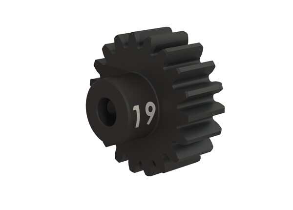 Gear, 19-T pinion (32-p), heavy duty (machined, hardened steel) (TRX-3949X)