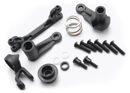 Steering bellcranks/ servo saver/ servo saver spring/ servo spring retainer (requires 5x11mm bb (2)) afbeelding