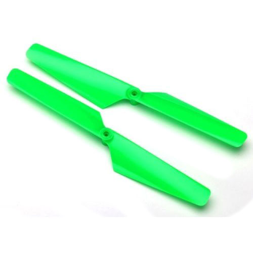 Rotor blade set, green (2)/ 1.6x5mm BCS (2) afbeelding