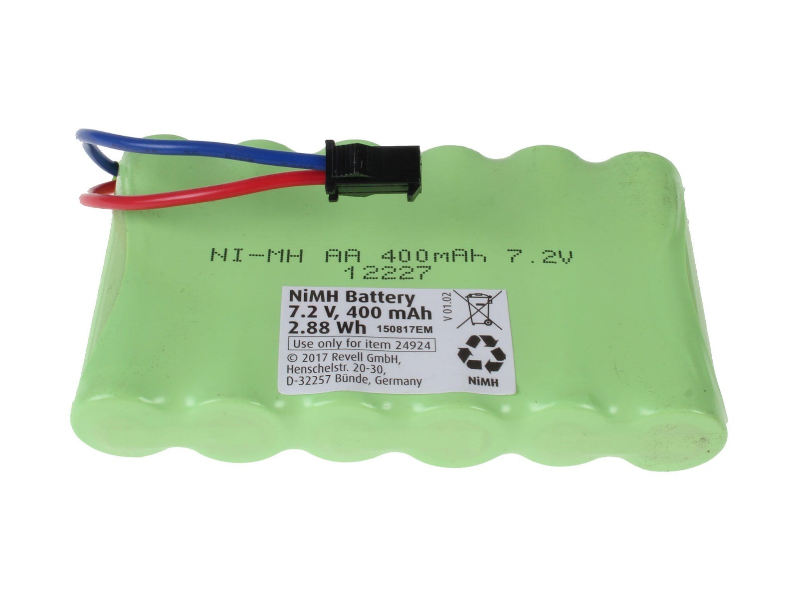 Revell RC Voertuigonderdeel Nimh-Batterij 7,2V 400Mah (24924) Revell (43590)