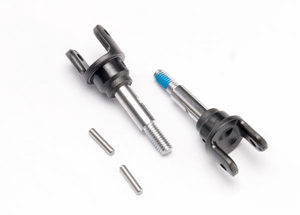 Stub axles (front), heavy duty (2)/ yokes (2)/ pins (4) afbeelding