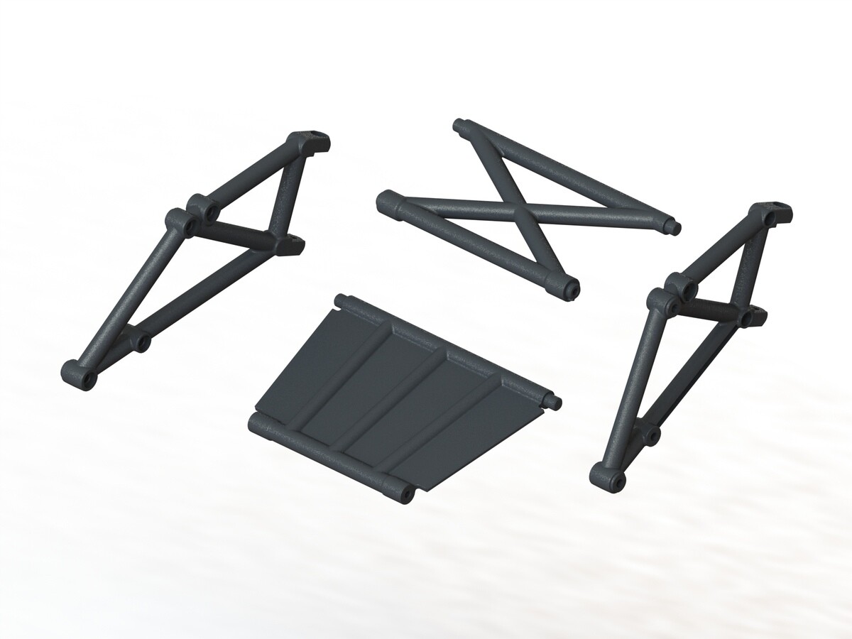 Rear Bumper Frame Set (ARA320548) afbeelding