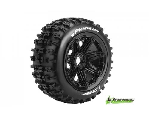Louise B-Pioneer Achterbanden Set - Velgen Zwart - Hex 24mm afbeelding