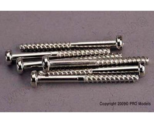 Screws, 3x30mm roundhead self-tapping (6) afbeelding