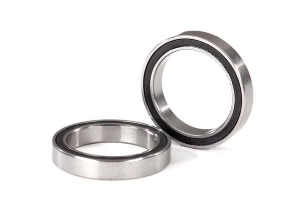 Traxxas - Ball Bearings 17x23x4mm - Black rubber sealed (2) (TRX-5098A)