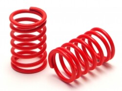 Shock spring front 13 x 20 x 1.8mm 6 coils (red/soft) afbeelding