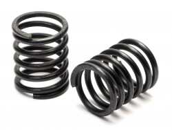Shock spring front 13 x 20 x 1.9mm 6 coils (black/medium) afbeelding