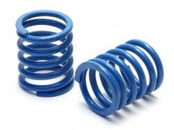 Shock spring front 13 x 20 x 2.0mm 6 coils (blue/firm) afbeelding