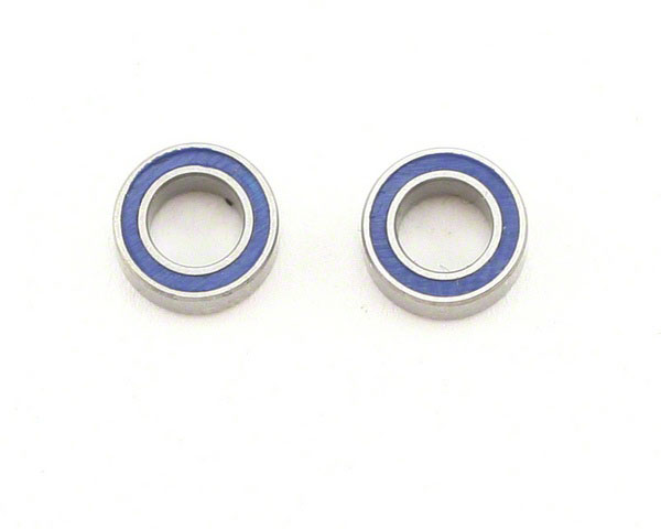 Ball bearings, blue rubber sealed (4x7x2.5mm) (2) (TRX-5124) afbeelding