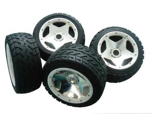 Set voorwielen "Road" compleet met ster velgen chrome afbeelding