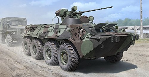 Trumpeter 1/35 Russian BTR-80A APC Military Model Kit afbeelding